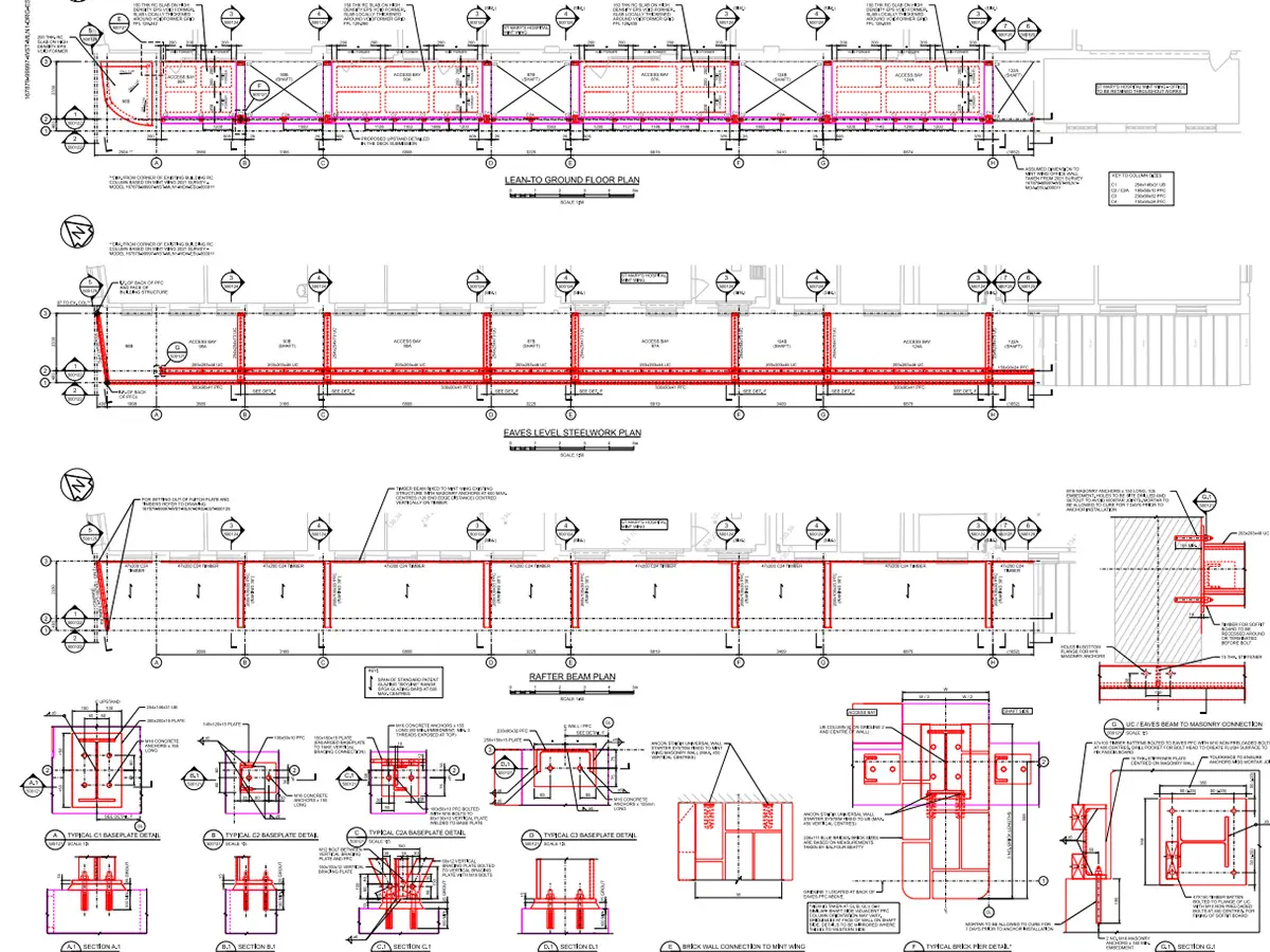 AutoCAD reporting, mark-ups and schedules for renovation — St Mary’s Hospital